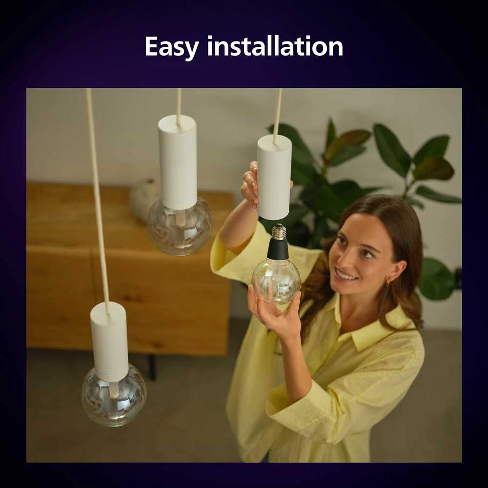 Philips Hue WCA Lightguide G95 | E27 | 6,8 W | Baltas ir spalvota šviesa
