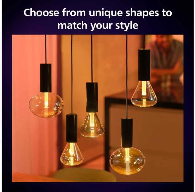 Philips Hue WCA Lightguide G95 | E27 | 6,8 W | Baltas ir spalvota šviesa
