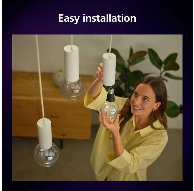 Philips Hue WCA Lightguide G95 | E27 | 6,8 W | Baltas ir spalvota šviesa