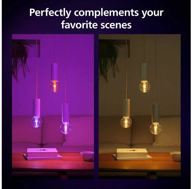 Philips Hue WCA Lightguide G95 | E27 | 6,8 W | Baltas ir spalvota šviesa