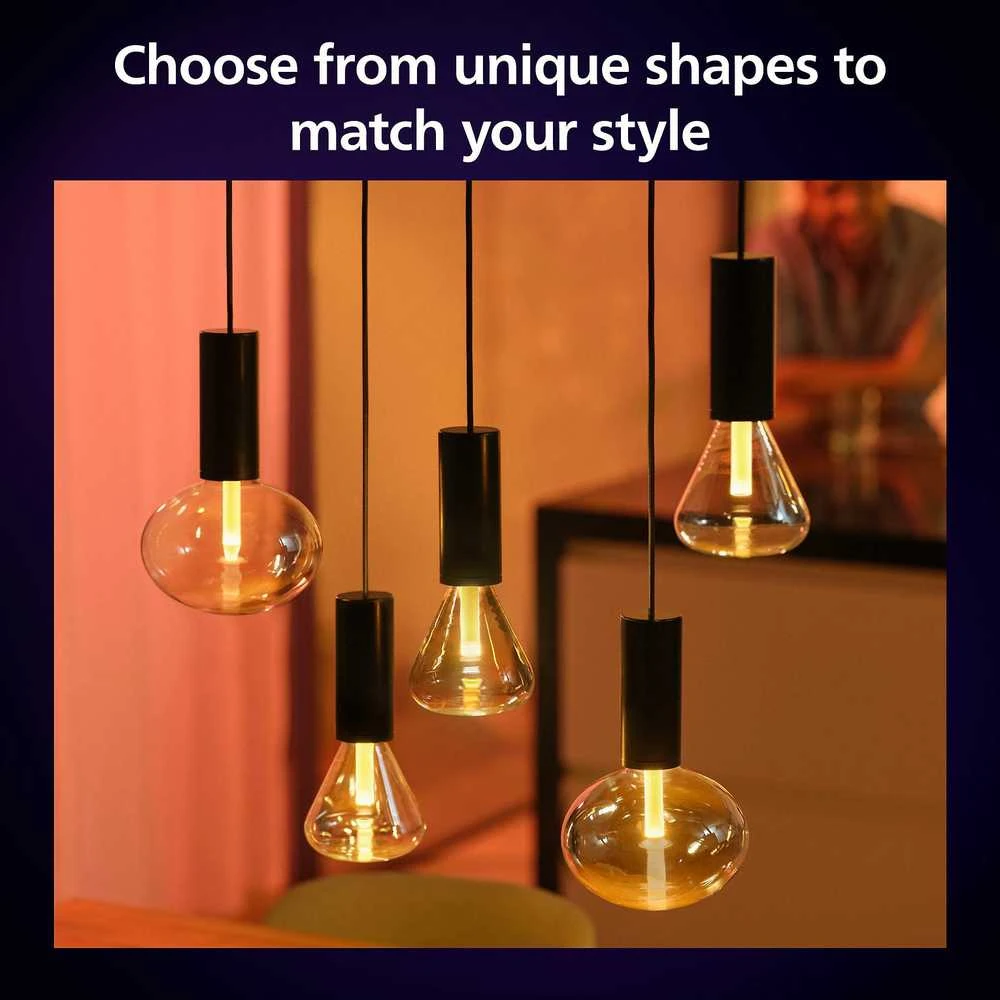 Philips Hue WCA Lightguide G95 | E27 | 6,8 W | Baltas ir spalvota šviesa