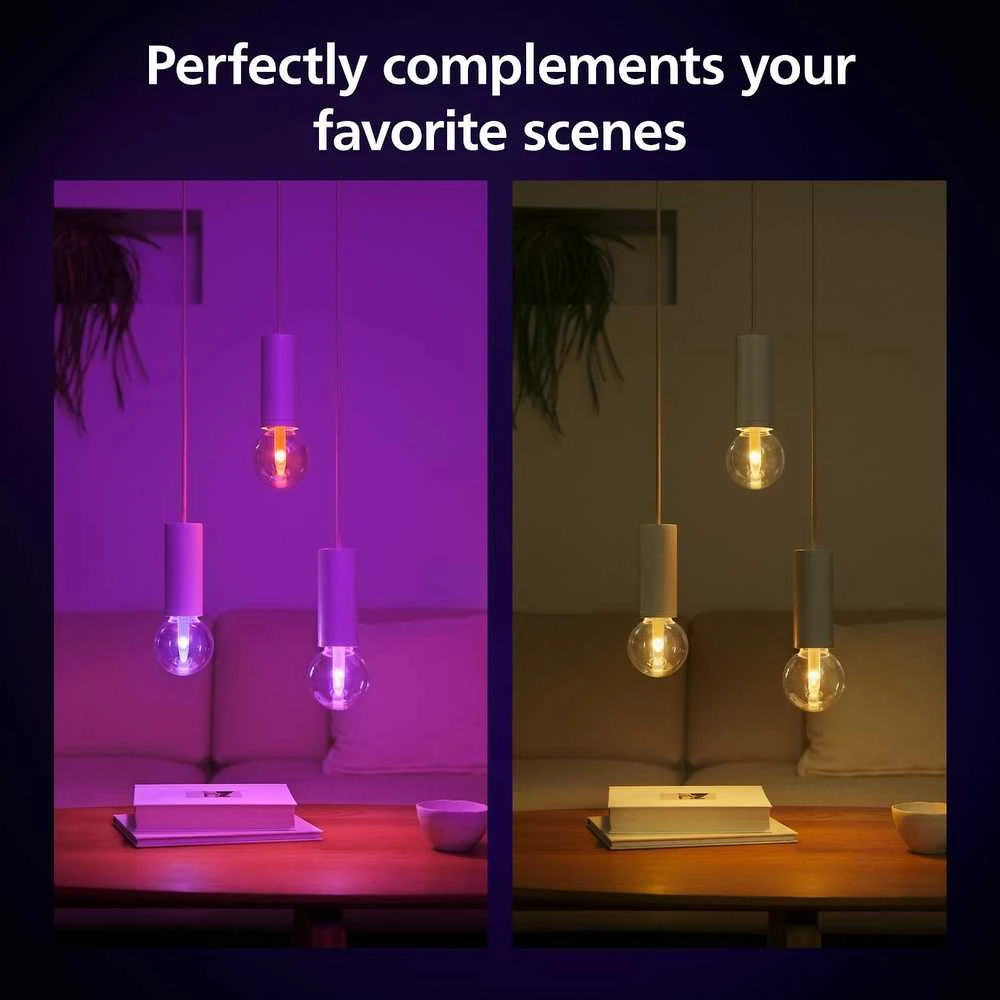 Philips Hue WCA Lightguide G95 | E27 | 6,8 W | Baltas ir spalvota šviesa
