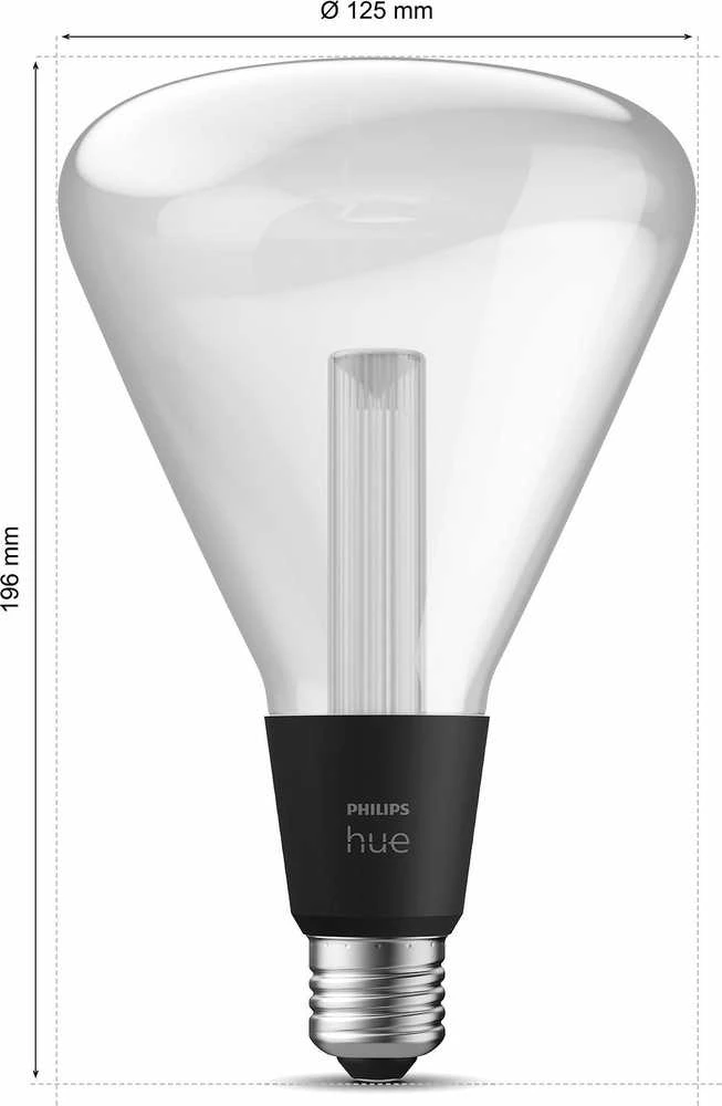 „Philips Hue WCA Lightguide Triangle“ | E27 | 6,8 W | Baltas ir spalvota šviesa