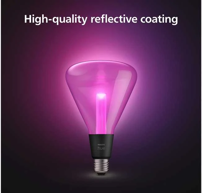 „Philips Hue WCA Lightguide Triangle“ | E27 | 6,8 W | Baltas ir spalvota šviesa
