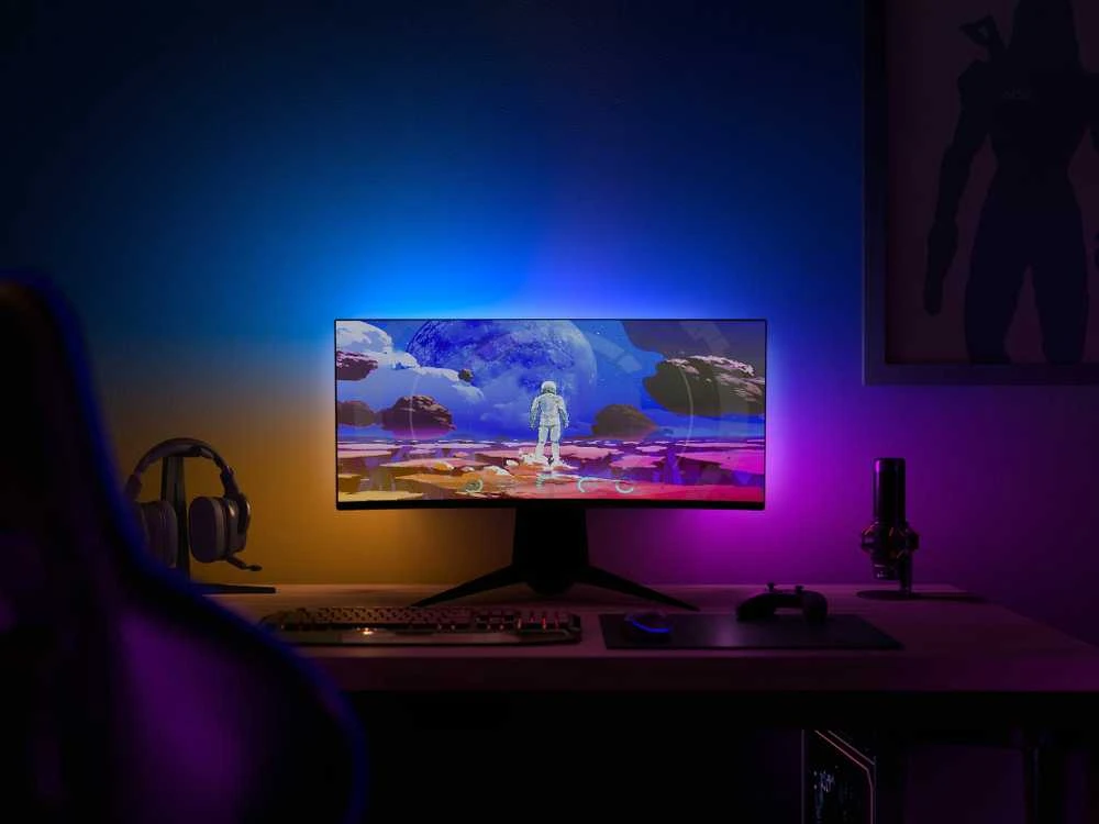 „Philips Hue Gradient PC Lightstrip“ 24–27 colių pradinis rinkinys | 15 W
