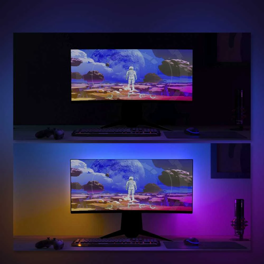 „Philips Hue Gradient PC Lightstrip“ 24–27 colių pradinis rinkinys | 15 W