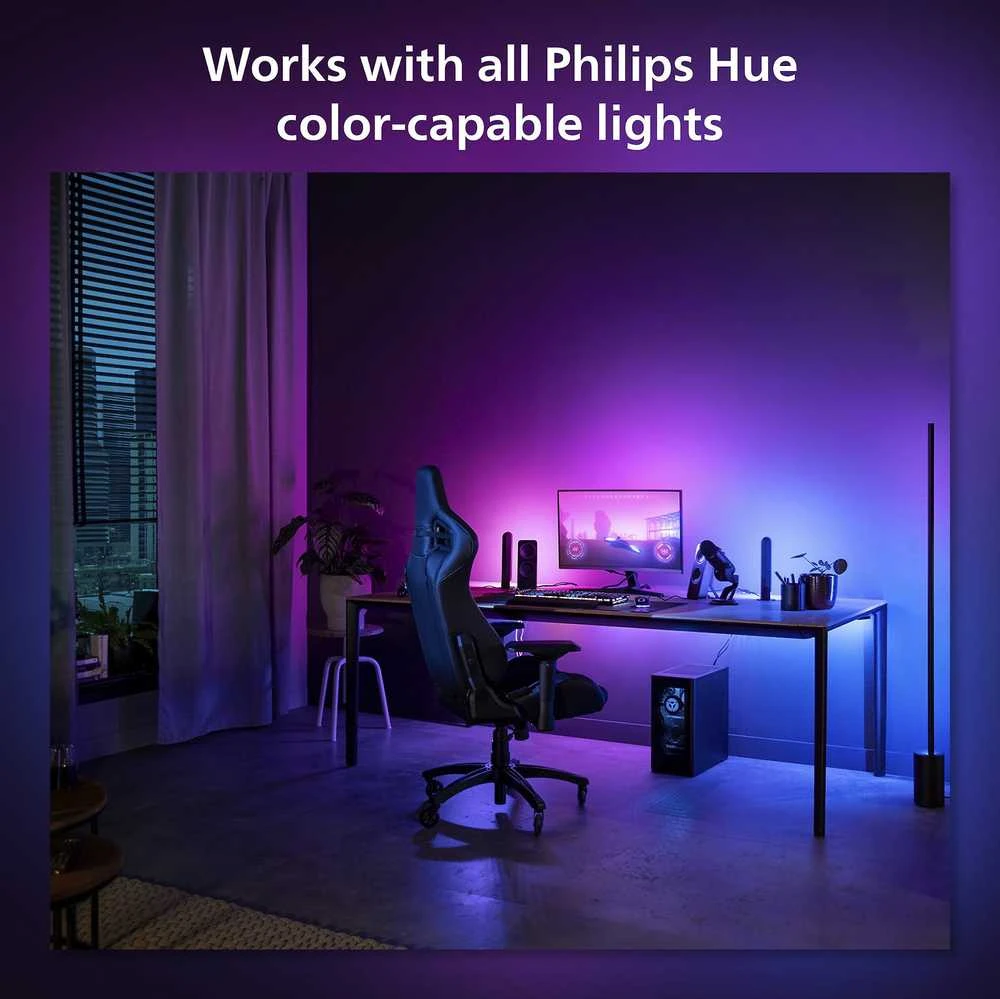 „Philips Hue Gradient PC Lightstrip“ 24–27 colių pradinis rinkinys | 15 W
