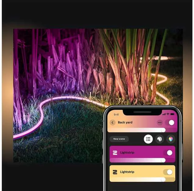 „Philips Hue“ | Šviesos juostelė | „Hue Baltas“ ir spalvų aplinka | 37,5 W | Baltas ir spalvota šviesa