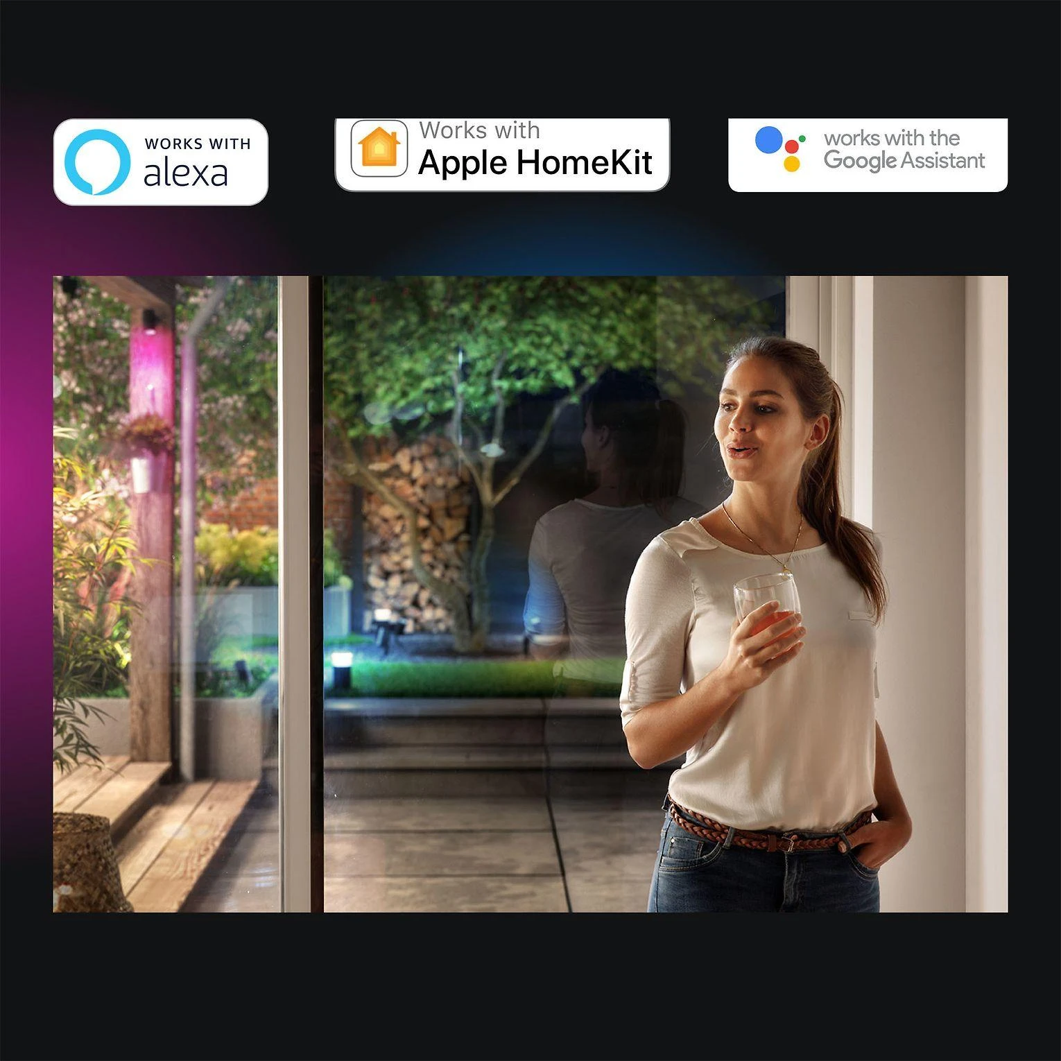 „Philips Hue“ | Šviesos juostelė | „Hue Baltas“ ir spalvų aplinka | 37,5 W | Baltas ir spalvota šviesa