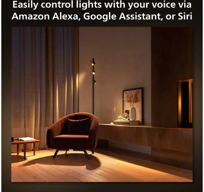 Philips Hue Perifo cilindrinis prožektorius juodas