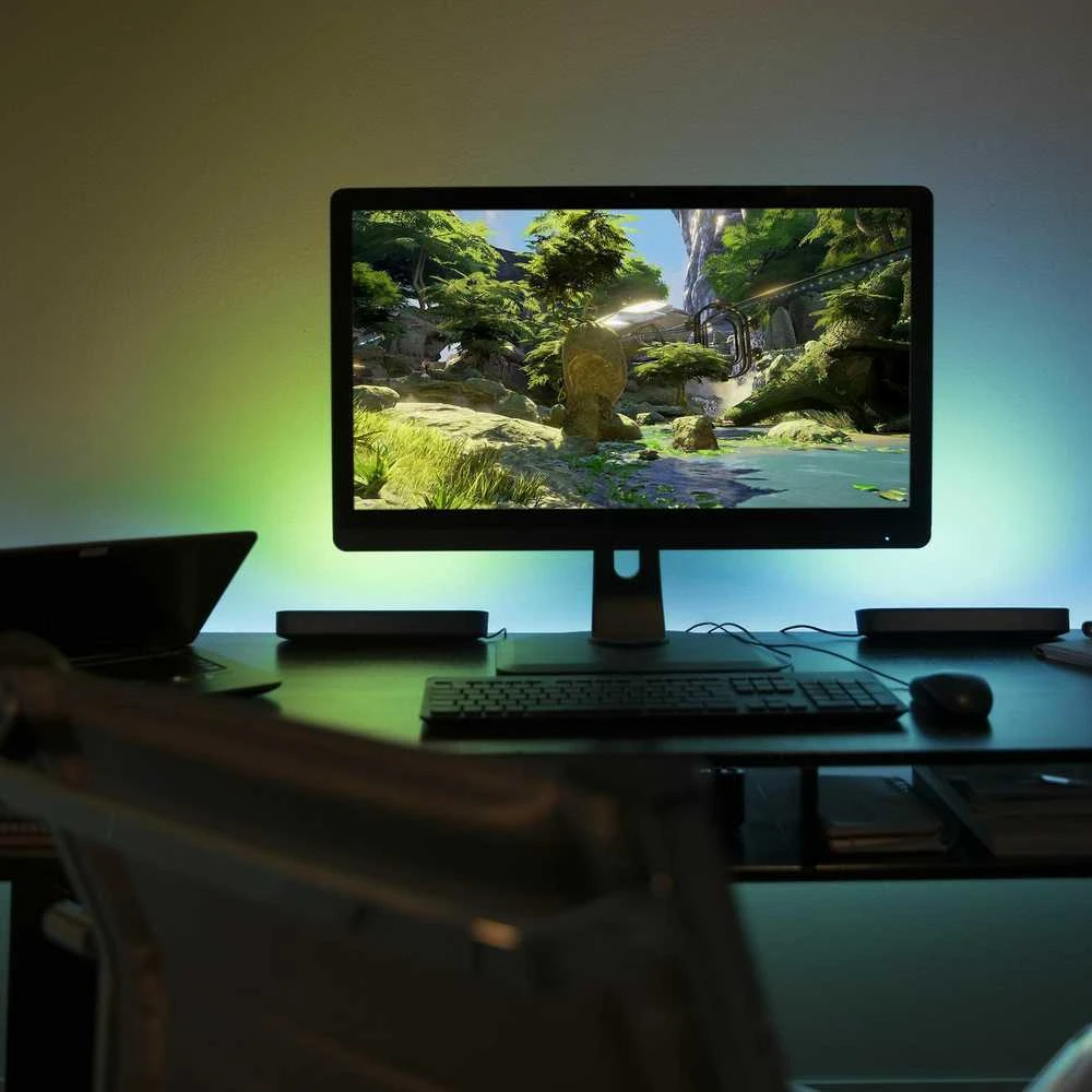 Philips Hue Dviejų šviestuvų juostų Play komplektas (Balta ir spalvota)