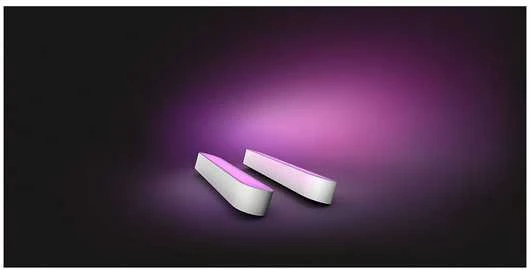 Philips Hue Dviejų šviestuvų juostų Play komplektas (Balta ir spalvota)