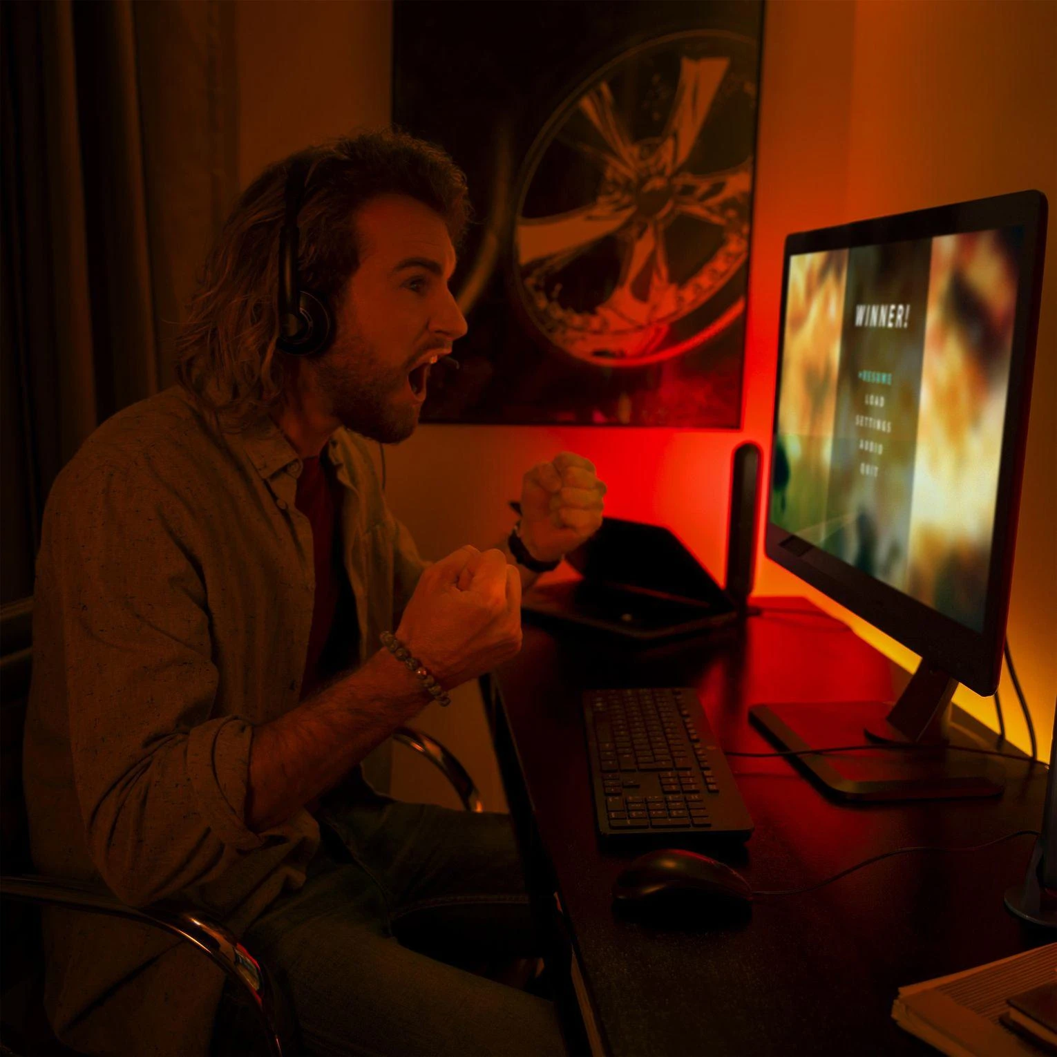 Philips Hue Šviestuvų juosta Play (Balta ir spalvota)