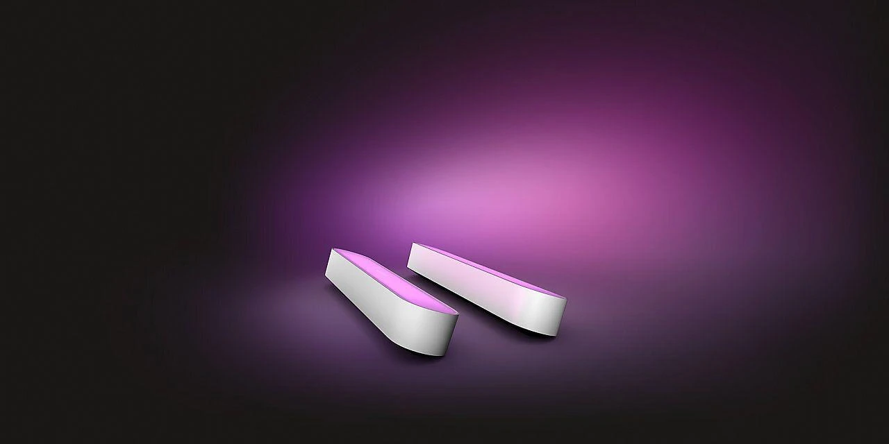 Philips Hue Dviejų šviestuvų juostų Play komplektas (Balta ir spalvota)
