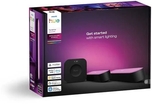 „Philips Hue Bridge Pro“ + 2 „Play“ šviesos juostos