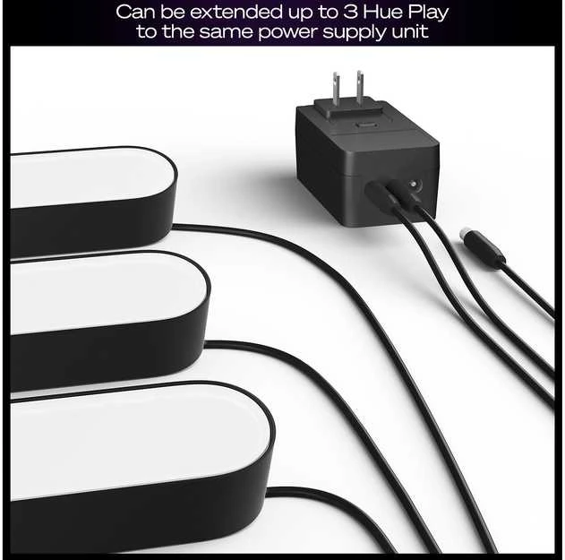 „Philips Hue Bridge Pro“ + 2 „Play“ šviesos juostos