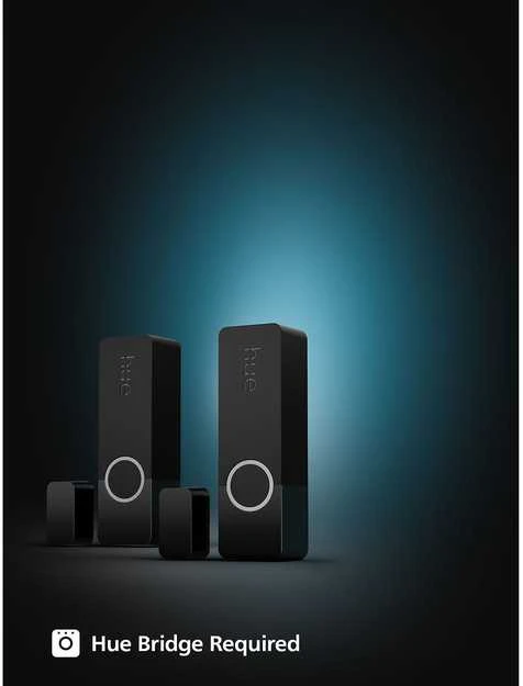 Philips Hue | Contact sensor, 2pcs pack | Juodas