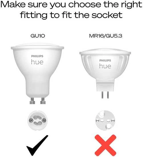 Nezatříděno „Philips Hue Bridge Pro“ + 3 x GU10 + šviesos reguliatorius