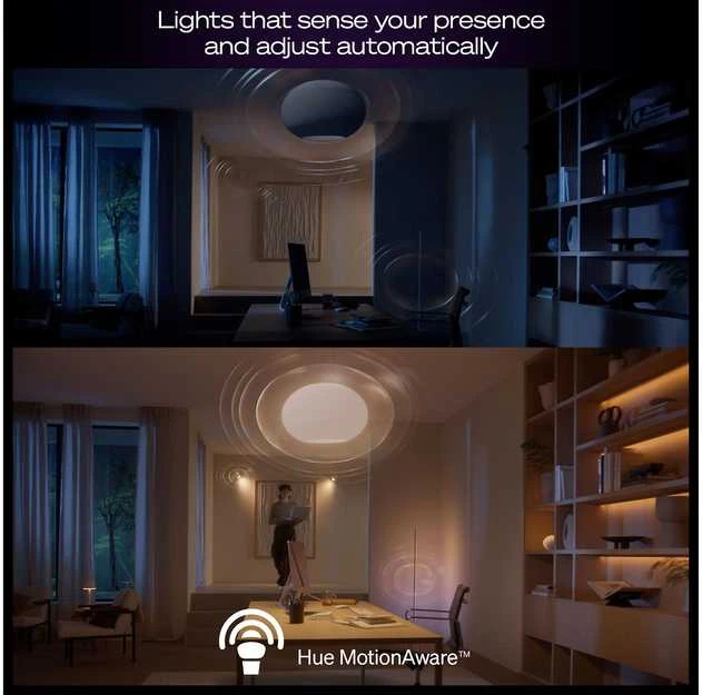 „Philips Hue Bridge Pro“ + 3 x E27 + šviesos reguliatorius