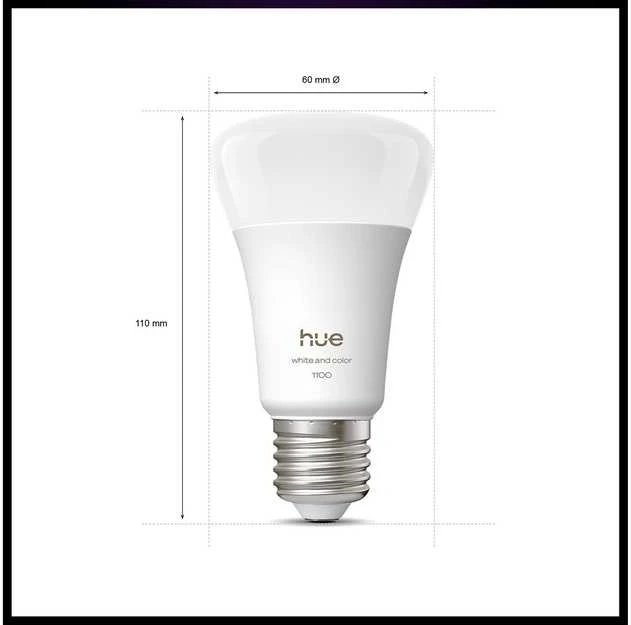 „Philips Hue Bridge Pro“ + 3 x E27 + šviesos reguliatorius