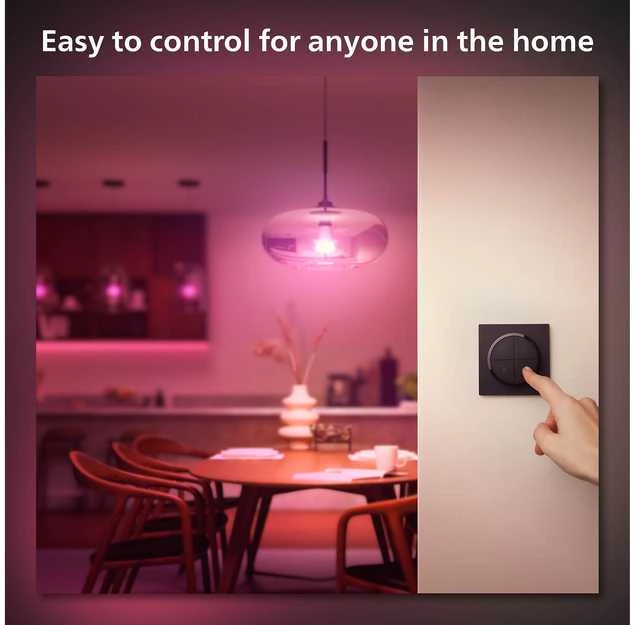 Philips Hue | Tap dial switch juodas | Juodas