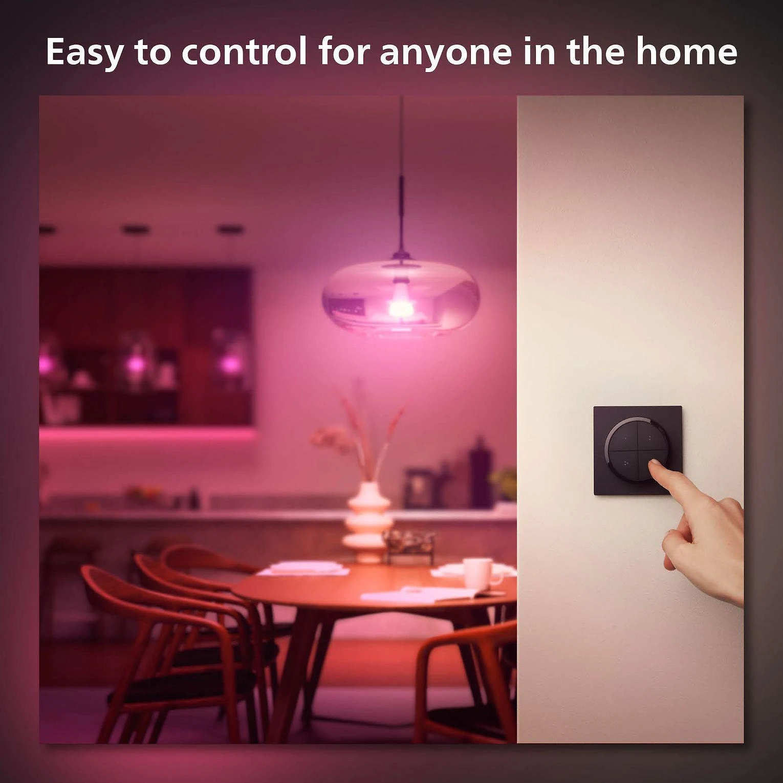 Philips Hue | Tap dial switch juodas | Juodas