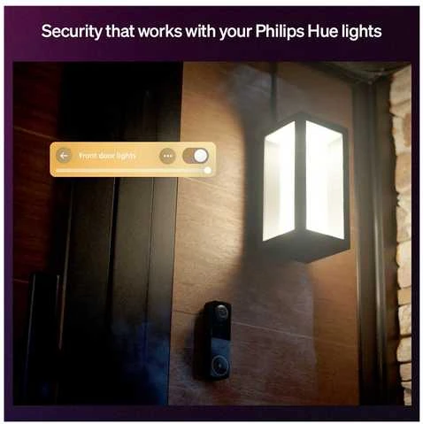 Philips Hue Video Doorbell Camera, EU/UK | Juodas