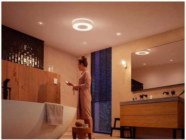 Lubinis šviestuvas Philips Hue Xamento L lubos baltos