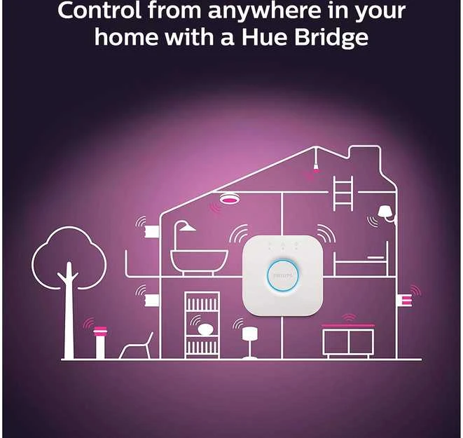 Philips Hue Baltas & Color Ambiance Xamento lubinis šviestuvas apvalus juodas • M