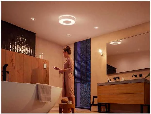 Lubinis šviestuvas Philips Hue WACA Xamento M LED lubų šviestuvas 33,5 W baltas