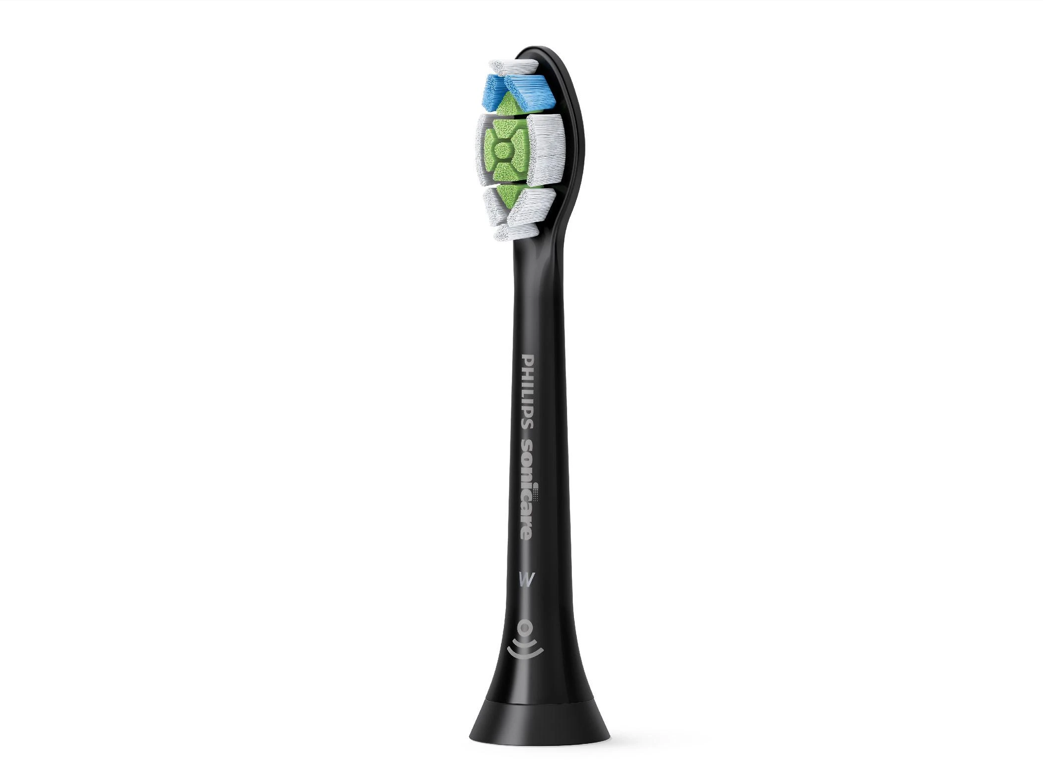 4 dalių šepetėlių galvučių pakuotė Philips Sonicare Optimal White HX6064/11, Juodos