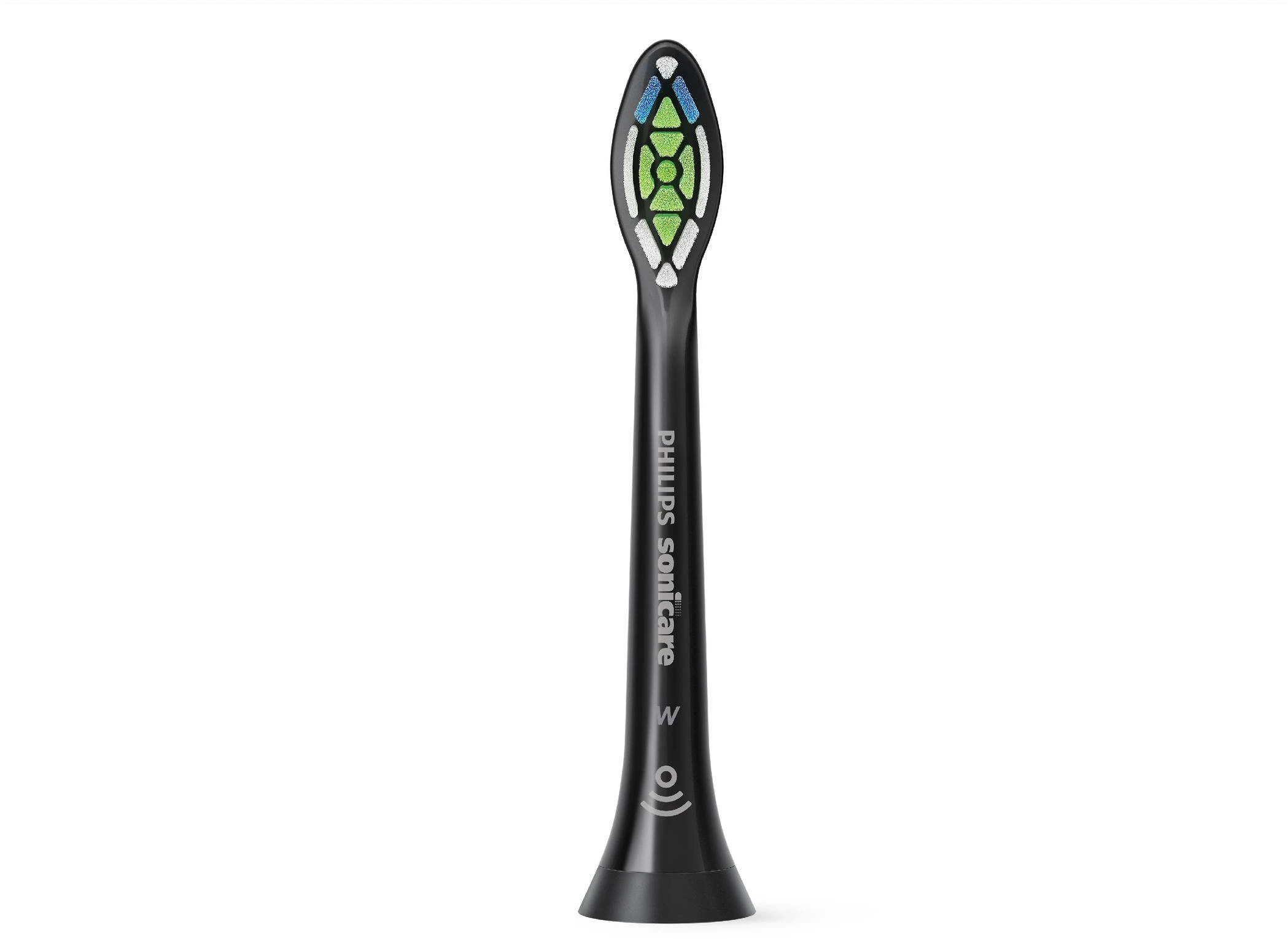 4 dalių šepetėlių galvučių pakuotė Philips Sonicare Optimal White HX6064/11, Juodos