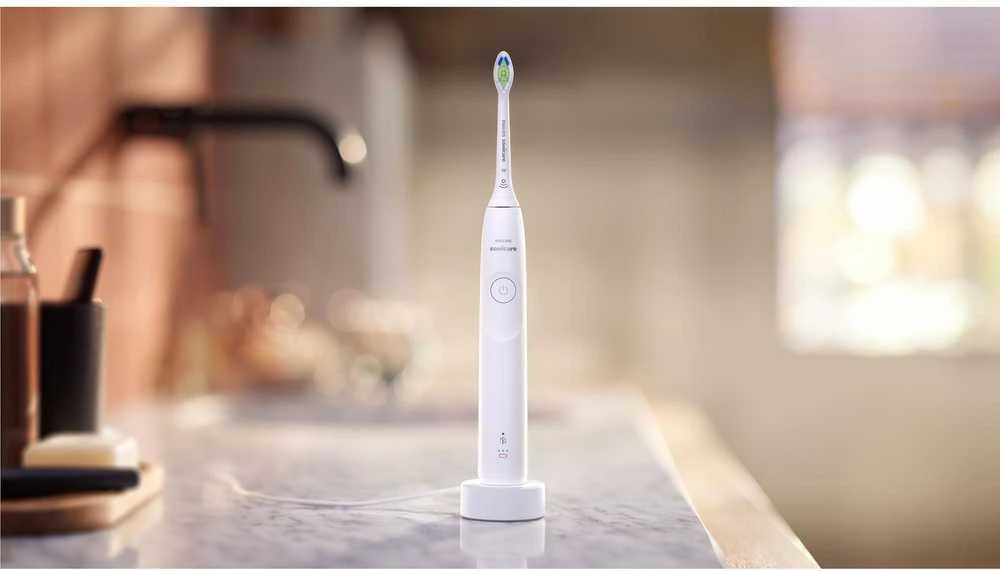 Elektrinis dantų šepetėlis Philips Sonicare Series 5300 HX7108/01, Baltas