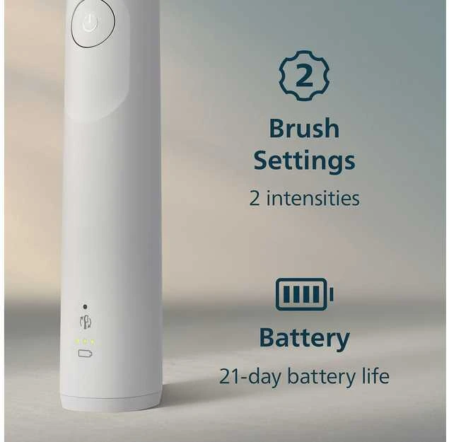 Elektrinis dantų šepetėlis Philips Sonicare Series 5300 HX7108/01, Baltas