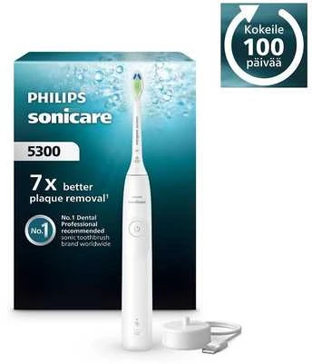 Elektrinis dantų šepetėlis Philips Sonicare Series 5300 HX7108/01, Baltas