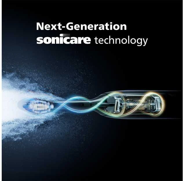 Elektrinis dantų šepetėlis Philips Sonicare Series 5300 HX7108/01, Baltas