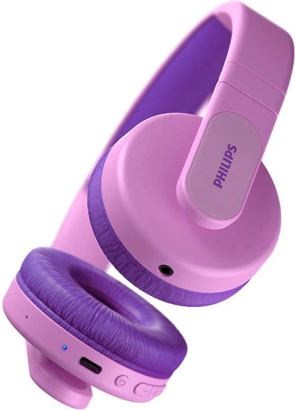Vaikiškos belaidės ant ausų dedamos ausinės Philips TAK4206PK/00, Rožinės