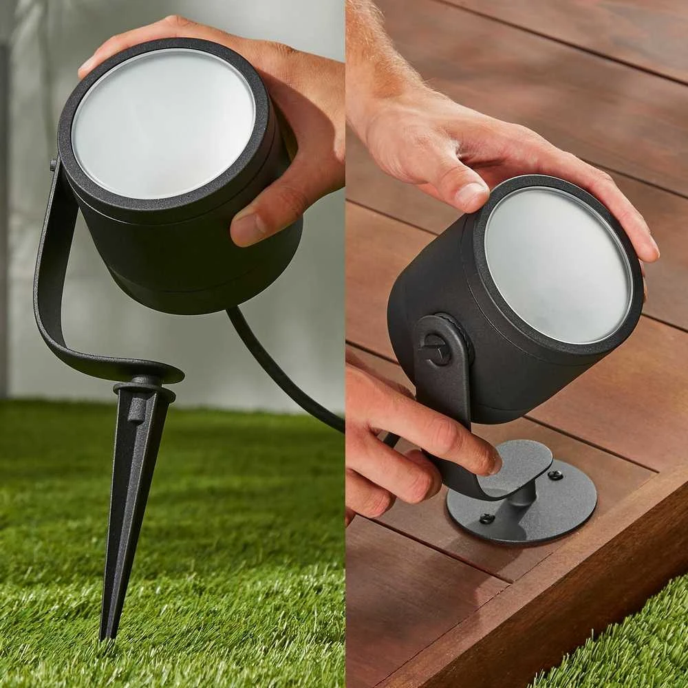 Philips Hue Lily XL juoda 1x15W