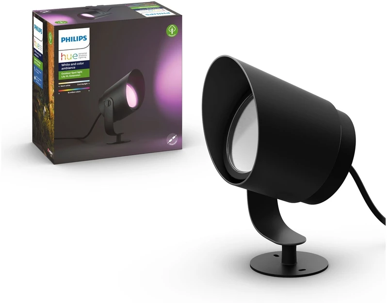 Philips Hue Lily XL juoda 1x15W