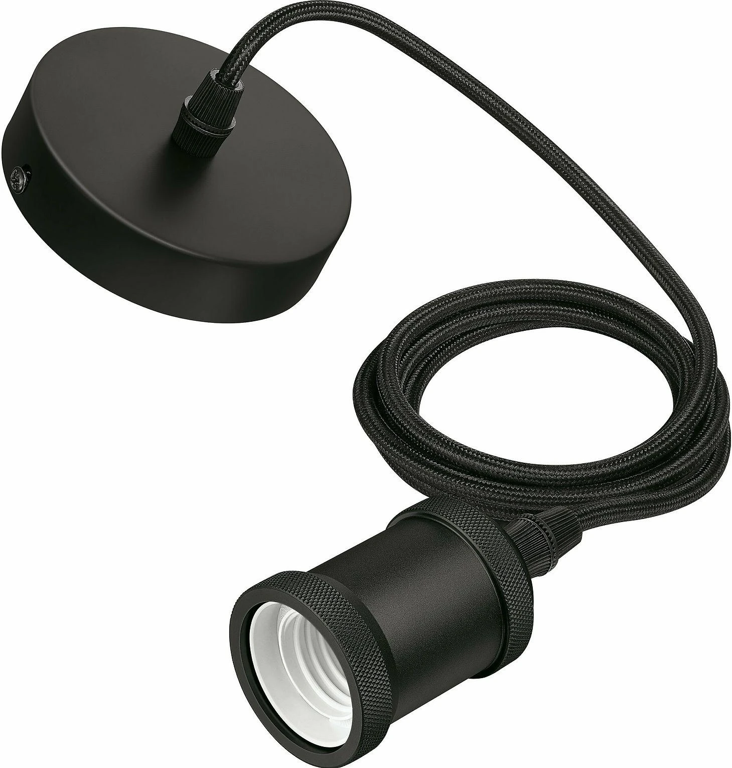 Lubinis šviestuvas Philips Modern Cord pakabos laidas, juodas, E27