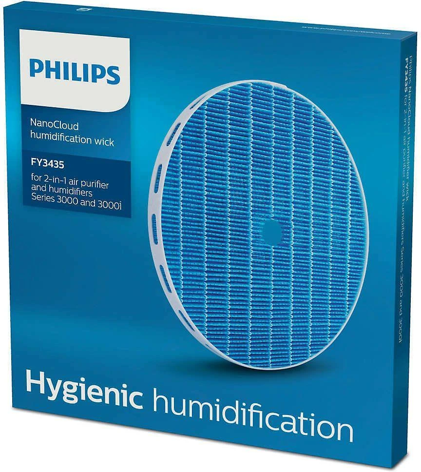 Drėkintuvas Philips NanoCloud Humidification Wick FY3435/30 NanoCloud technologija Lengvas valymas.