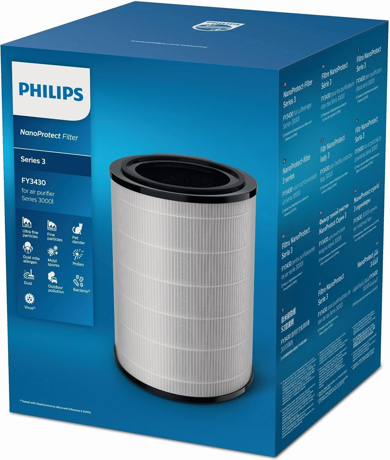Drėkintuvas Philips FY3430/30 oro filtras 1 vnt