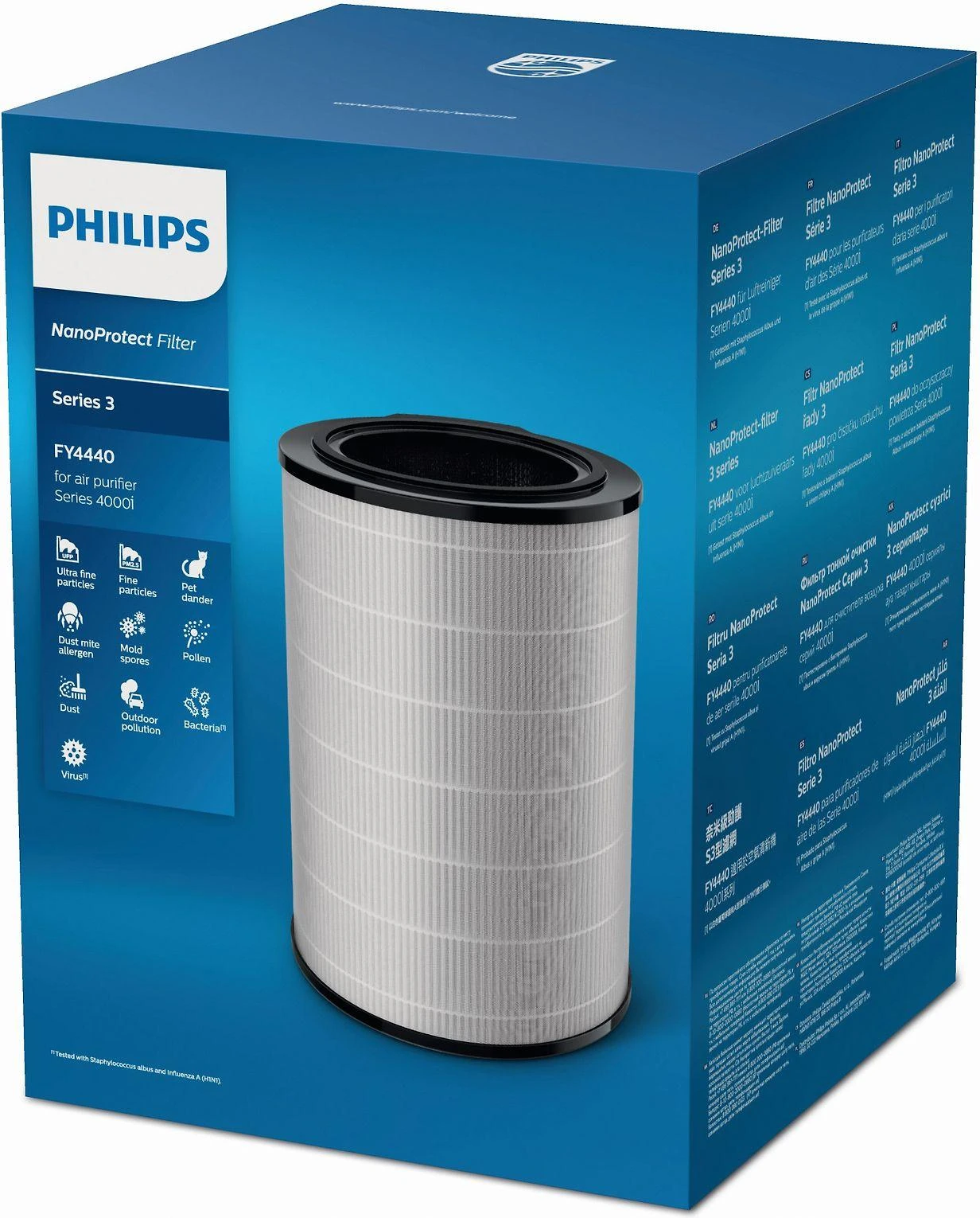 Originalus oro drėkintuvo pakaitinis filtras Philips FY4440/30