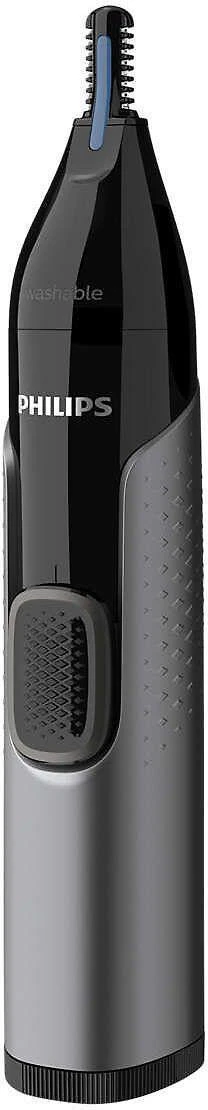 Philips series 3000 Patogi nosies, ausų ir antakių kirpimo mašinėlė NT3650/16 100 % atspari vandeniui, dvipusė apsaugos sistema