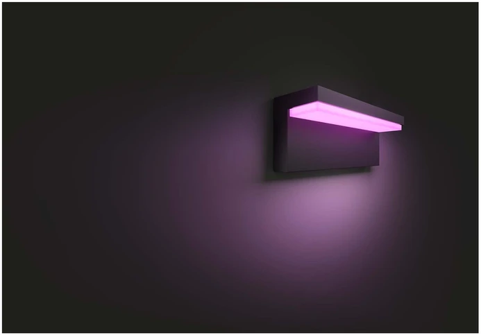 Sieninis šviestuvas Philips Hue Nyro kinkiet juodas 1x13.5 W