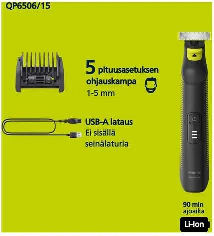 Barzdaskutė Philips OneBlade Pro QP6506/15