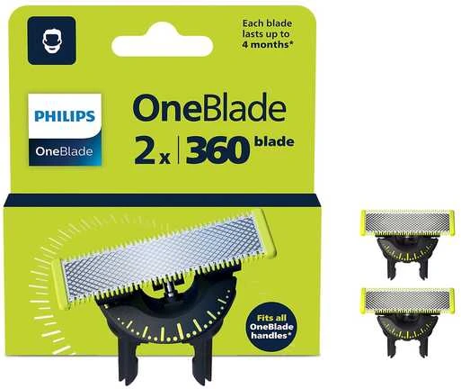 Atsarginiai peiliukai Philips QP420/50, Žalios spalvos