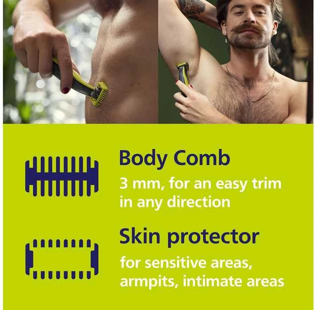 PHILIPS ONEBLADE FACE&BODY 360 VAIHTOTERÄT, 2-PACK