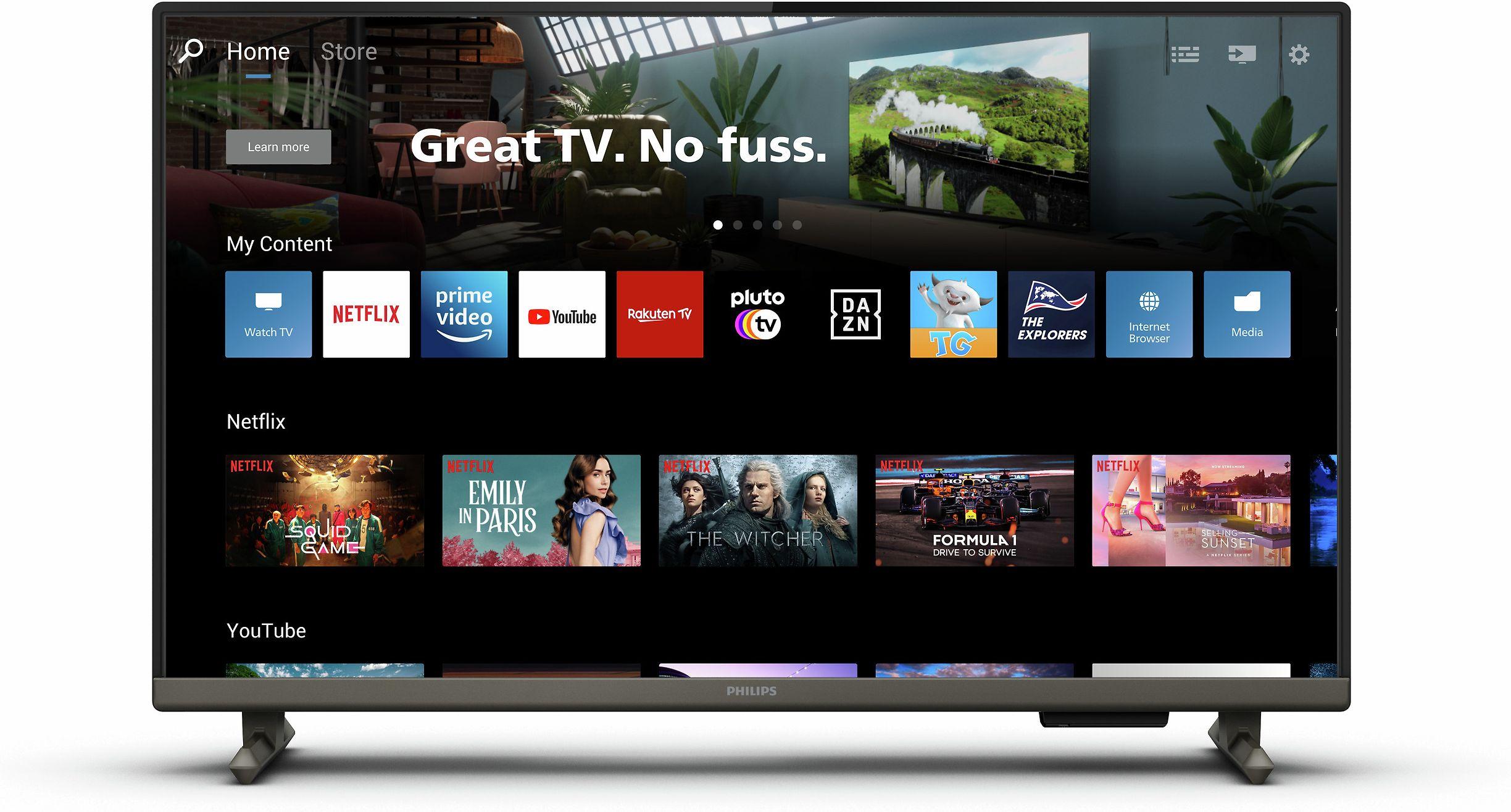 Philips Išmanusis televizorius LED HD TV, 24 colių (24PHS6808/12)