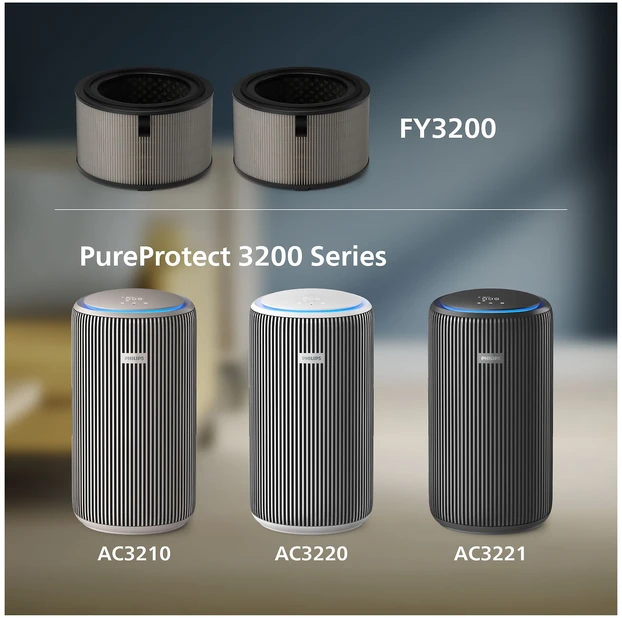 Drėkintuvas „Philips“ 3 serijos „NanoProtect HEPA“ filtras FY3200/30